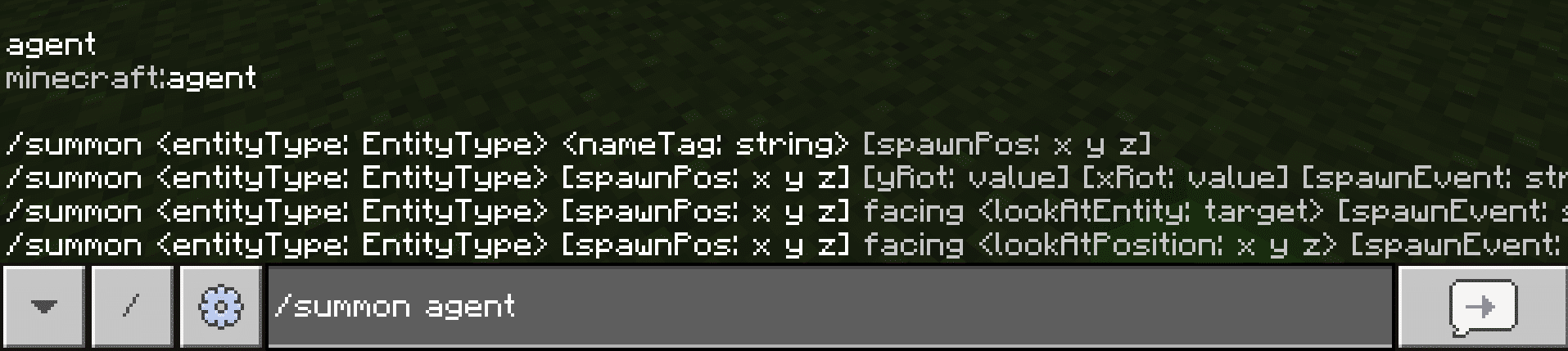 Aparecer y Desaparecer al Agent en Minecraft ªl labNauTICs