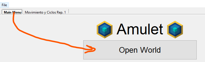 abrir un segundo mundo en amulet mc