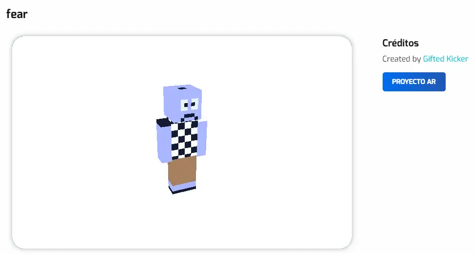 Skin de Miedo (Intensamente) para Minecraft